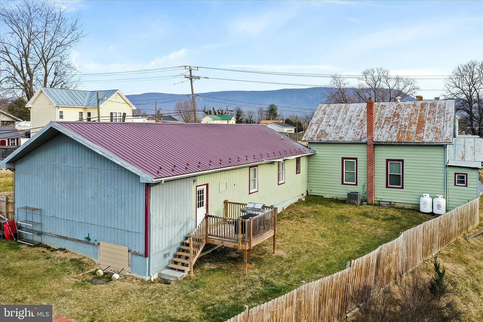 Back deck of 6043 Broad Street