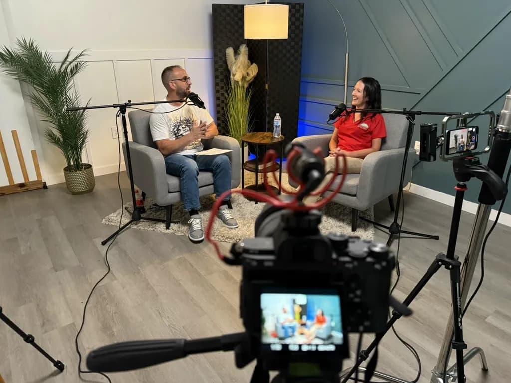 SVTC podcast studio — content reaching families nationwide