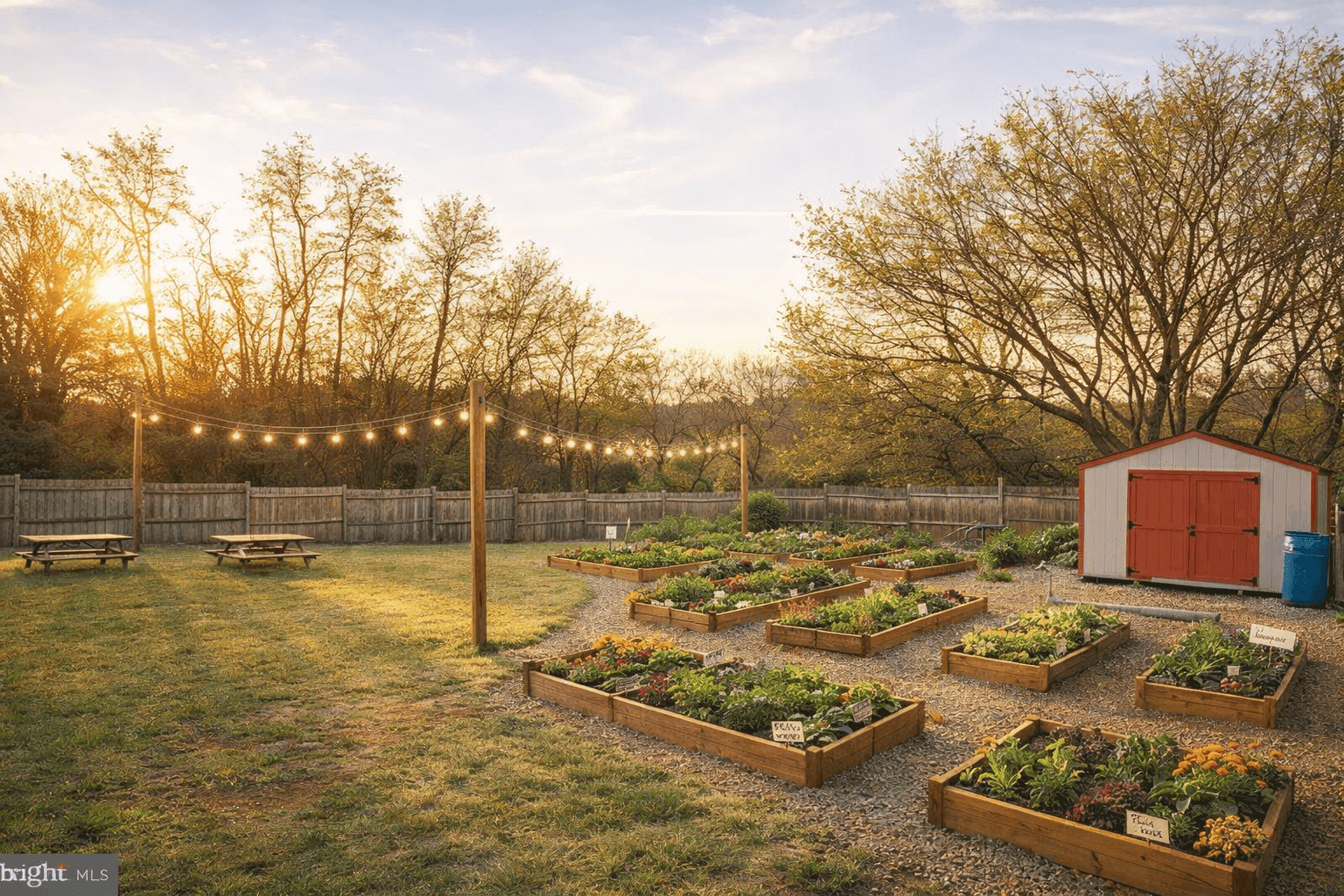 Vision for backyard community garden