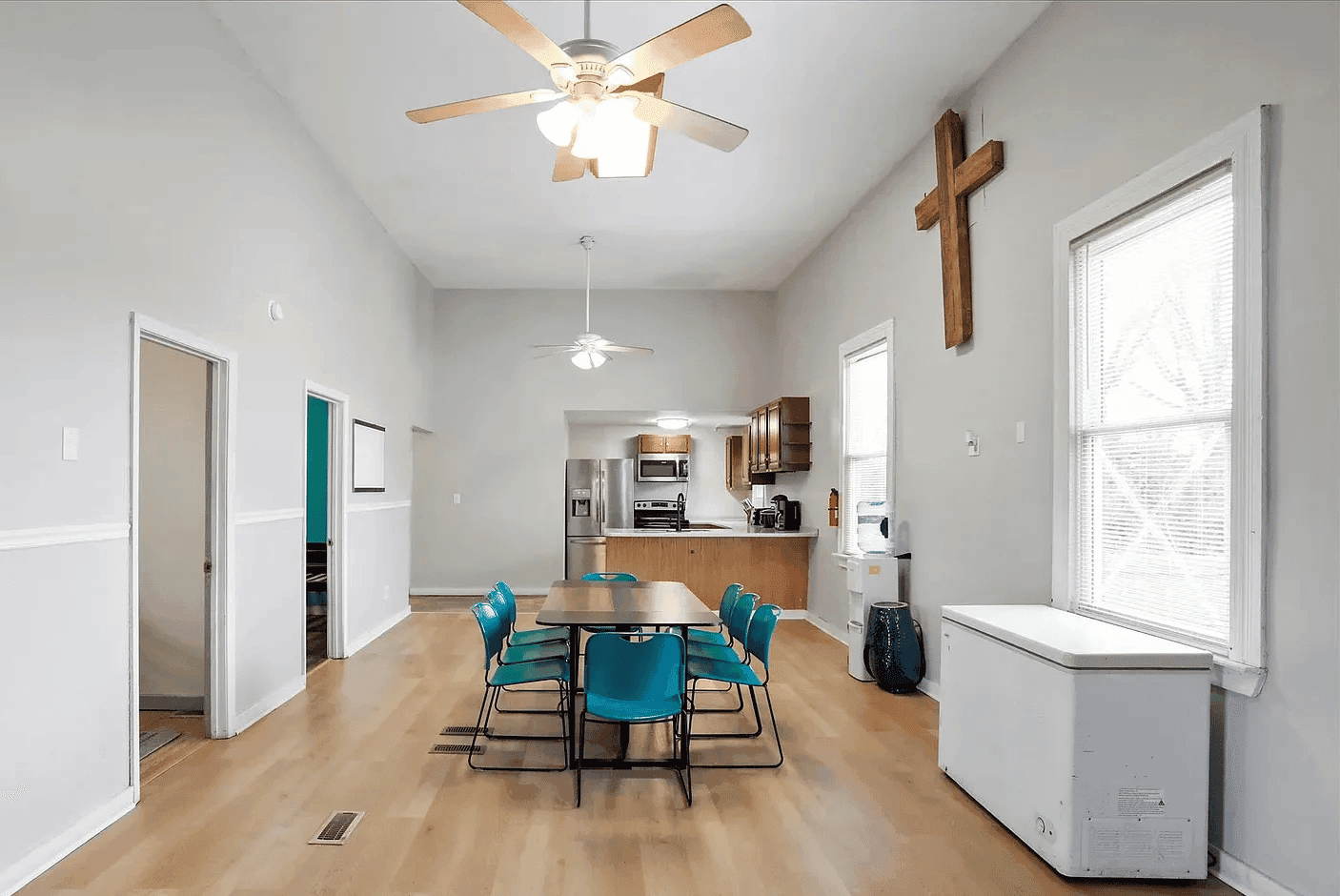 Current interior of the sober living space at 6043 Broad Street