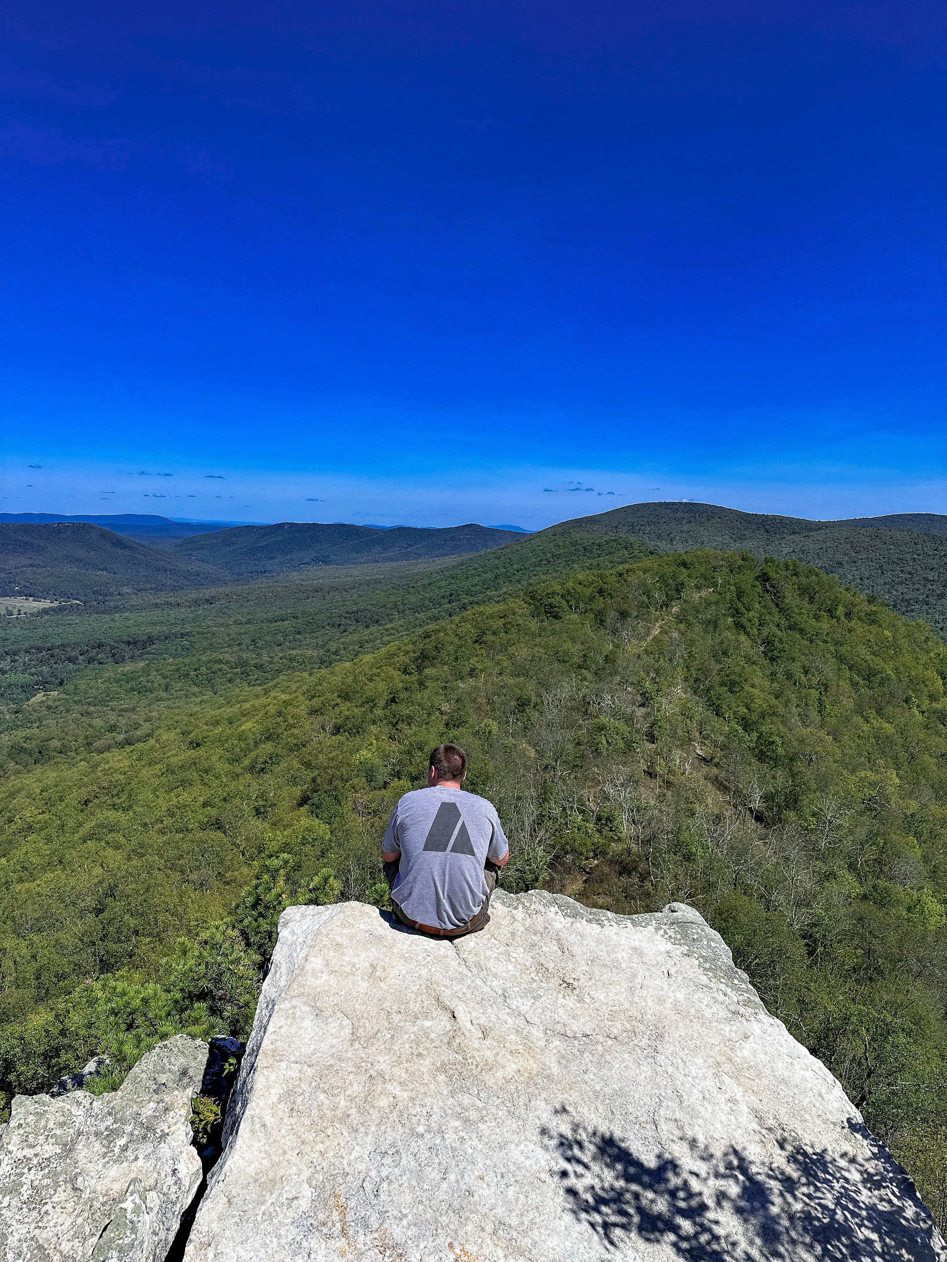 Shenandoah Valley Teen Challenge resident at the overlook at Big Schloss